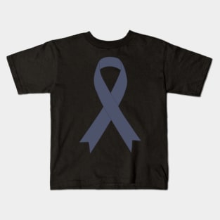 Skin Cancer - Black Ribbon - Awareness Kids T-Shirt